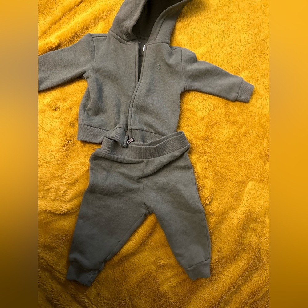 Ralph Lauren Kids Olive Green Tracksuit